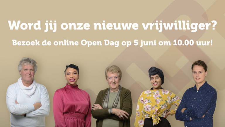 5 juni online Open Dag vrijwilligerswerk