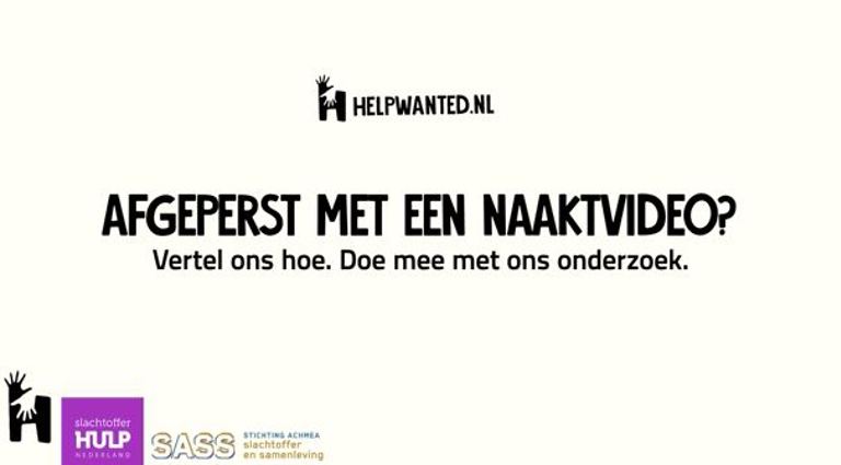 Onderzoek naar financiële afpersing met naaktvideo’s