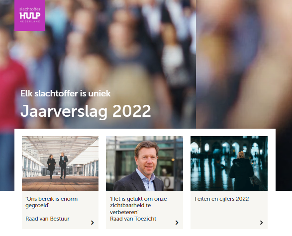 Jaarverslag 2022: Elk slachtoffer is uniek